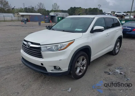 2014 Toyota Highlander Limited V6 from USA, damaged, VIN 5TDDKRFH6ES059541